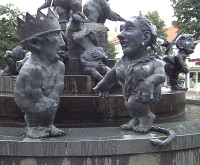 Kaiser Heinrich IV. und M&auml;dchen