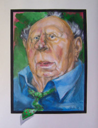 Vater J., Acryl auf Karton, 30 x 40 cm