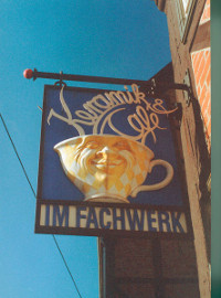 Keramik-Cafe, Quedlinburg, Stahl, Kunstoff, Acryl