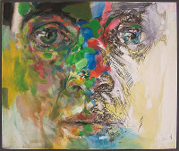 Weitsicht, Acryl auf Leinwand, 100 x 120 cm