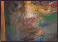 Schizophren, Acryl auf Holzfaserplatte, 125 x 170 cm