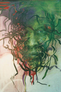 Metamorphose, Mischtechnik auf Karton, 70 x 100 cm