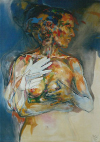 Nadine, Acryl auf Leinwand, 70 x 100 cm