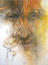 Simultan, Acryl auf Leinwand, 40 x 60 cm