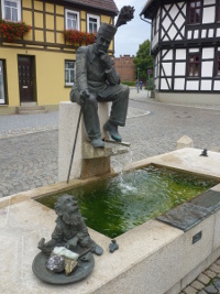 Au&szlig;erirdischer, Kupfer, 150 cm