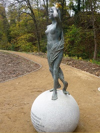K&ouml;nig, Gips, Kupfer, 55 cm