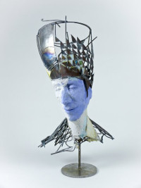 Quartett, Stahl, Gips, Pigment, 35cm