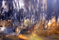 Beginn, Acryl auf Holzfaser, 128 x 180cm