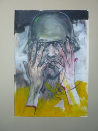 Torheit, Acryl auf Karton, 70 x 100cm