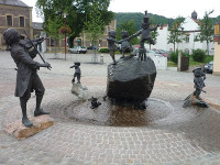 Der Rotkopf-Görg-Brunnen in Freital