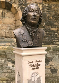 Jacob Christian Schäffer, Bronze, Querfurt 2018