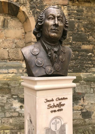 Jacob Christian Sch&auml;ffer, Bronze, Querfurt 2018