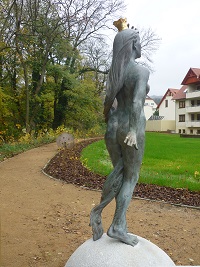 Prinzessin Ilse, Bronze, 170cm, Ilsenburg-Ilsegarten, 2017