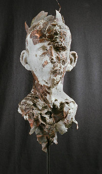 K&ouml;nig, Gips, Kupfer, 55cm