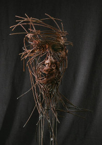 Rostkopf, Stahl, 50cm