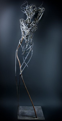 Die Drahtige, Stahl, 160cm