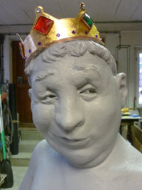 Detail K&ouml;nig Werbefigur
