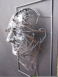 Dr. M., Stahl, ca. 22 x 40cm